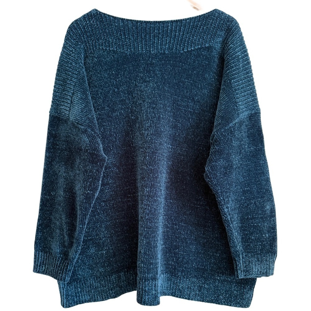 PURE JILL Chunky Supersoft Cozy Comfy Chenille Long Sleeve Pullover Sweater 3X - Picture 6 of 9